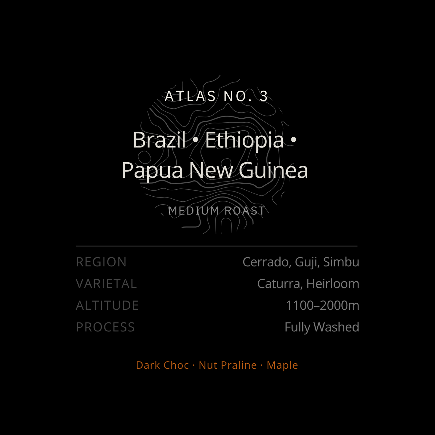 Atlas No. 3 • Brazil, Ethiopia, Papua New Guinea